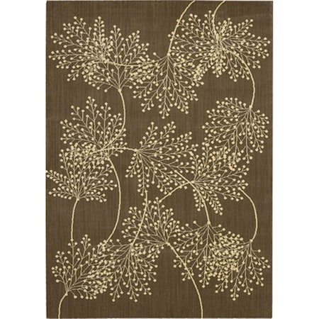 Nourison Capri Area Rug Collection Chocolate 3 Ft 6 In. X 5 Ft 6 In. Rectangle 99446019981